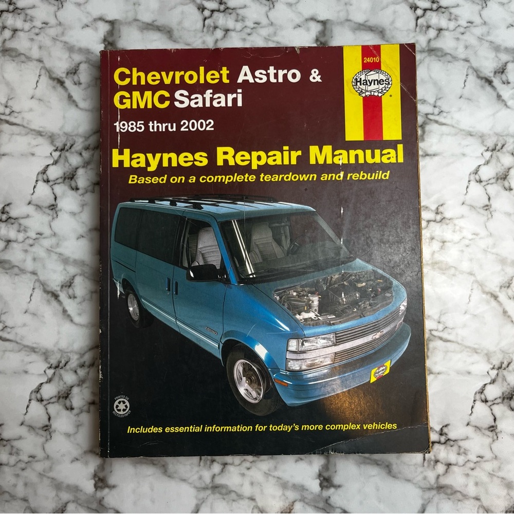 Haynes Chevrolet Astro & GMC Safari (1985-2002) Auto Repair Manual